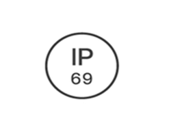 IP69-es tömítettségi osztály