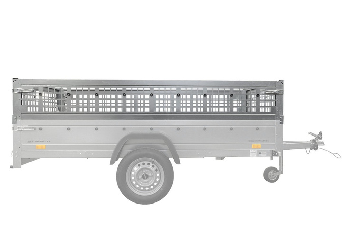 Hálós oldalak az UNITRAILER GARDEN TRAILER 264 KIPP pótkocsihoz