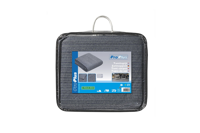 ProPlus 361770V02 szürke szőnyeg lakókocsi/sátor előtetőhöz 2,5x4m