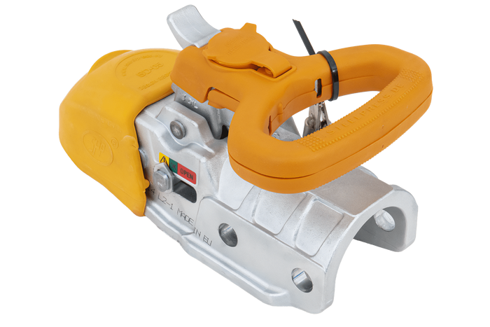 STEELPRESS BC-3500E-00-02+SD gömbfejes vonóhorog 3500 kg-os pótkocsihoz, 60,5 mm-es öntöttvas csővonórúddal