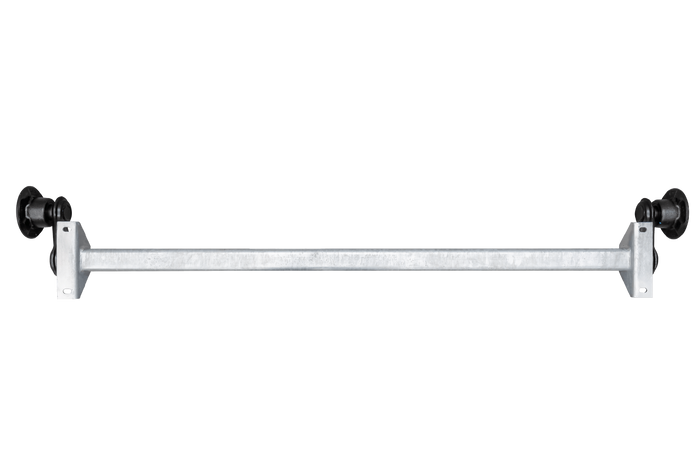 KNOTT VG7-L fékezetlen pótkocsi tengely 750kg 1505mm 1805mm 4x100