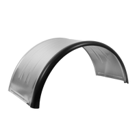 Dupla sárvédő pótkocsihoz 15-16" DOMAR DK7115 kerékív 880/400mm fém gumi szegéllyel