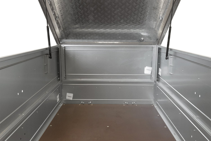 UNITRAILER KERTI PÓTKOCSI 200 KIPP pótkocsiponyva hengerzárral / kulcsos zárral