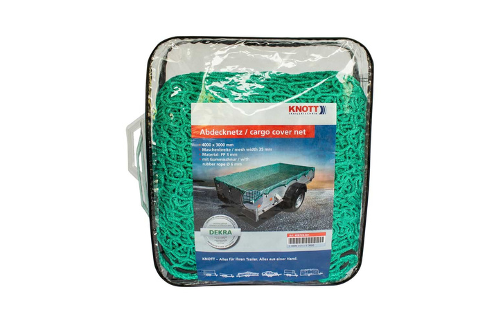 KNOTT utánfutó szállítóháló a pótkocsi rakományának rögzítéséhez 150x270cm