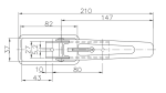 UNITRAILER ZB-01/BV 10-1 pótkocsi oldalhorog