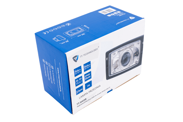 TT Technology TT.16608 LED első lámpa 3 funkcióval 12xLED 3150lm Fendt traktorokhoz