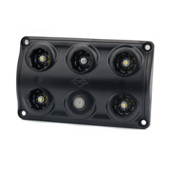 HORPOL LWD2157/CZ LED 900lm fekete belső autólámpa kapcsolóval és piros diódával
