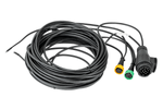 MANTES elektromos szerelés, utánfutó kábelköteg, 7 m, 13 tűs csatlakozó, 2x 5 tűs bajonettzár