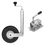 Öntöttvas szorítóval ellátott tapadókerék WINTERHOFF ST48-260LB+KLE48-G 150kg 48mm 500-710mm