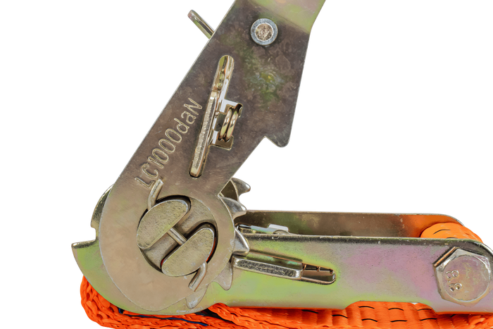 Négy darabos UNITRAILER 4m/35mm/2t szállítószalag-készlet feszítővel