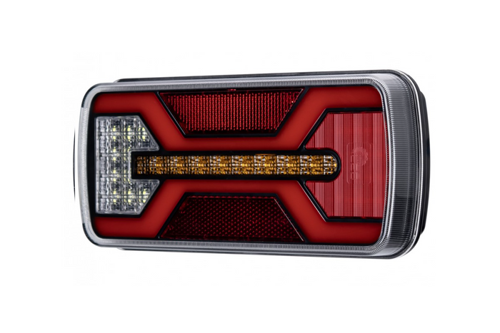 KAMAR X-SPIDER L2425 LED hátsó lámpa 5 funkciós univerzális