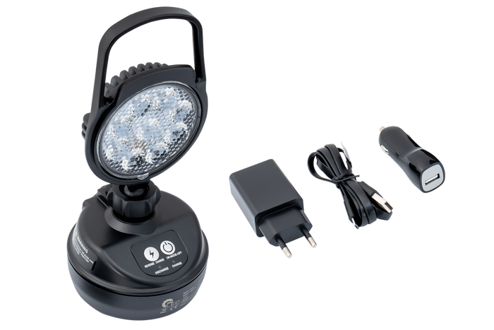 TruckLED L0159 9xLED újratölthető mágneses LED munkalámpa