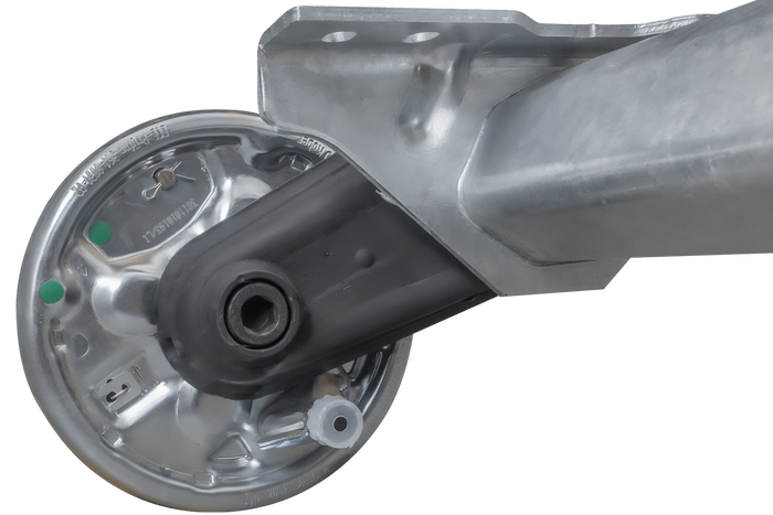 AL-KO COMPACT fékező tengely pótkocsihoz/szállítóhoz 1350kg 1300mm 1750mm 5x112