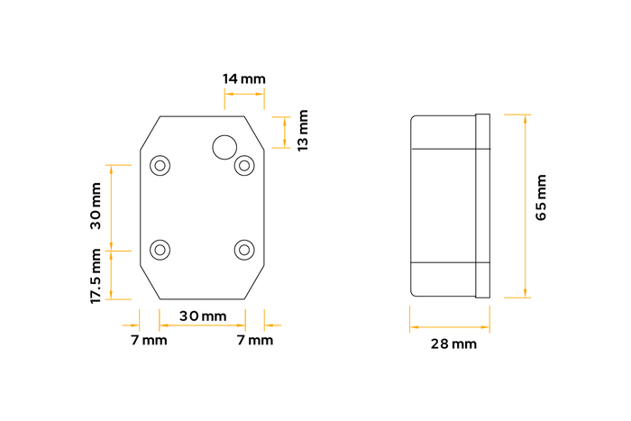ASPÖCK FLEXIPOINT I univerzális helyzetjelző lámpa