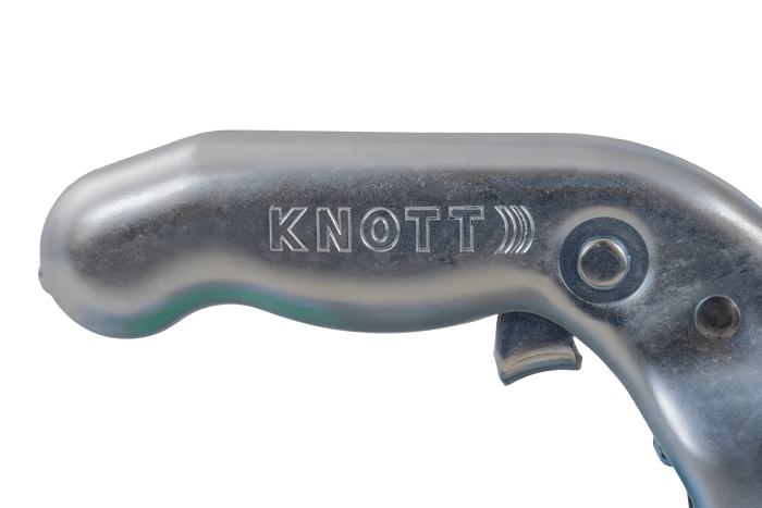 KNOTT K7.5-M gömbfejű vonóhorog 750 kg-os pótkocsihoz, 70 mm-es négyzet alakú vonórúddal