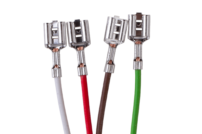 MANTES elektromos szerelési kábelköteg 7m-es pótkocsihoz, 7 tűs dugó, 6,3-as csatlakozókkal