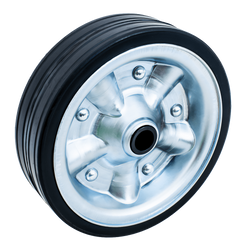 Pótkerék a KNOTT 405641.001 jockey kerékhez, tömör gumiból, 200x60 mm