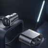 BASEUS Nagy Hatékonyságú Autós Töltő 2x USB + 2x Szivargyújtó Aljzat 80W