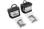 Két darabos LED munkalámpa szett, reflektorral TT TECHNOLOGY TT.13209 12xLED 2200lm