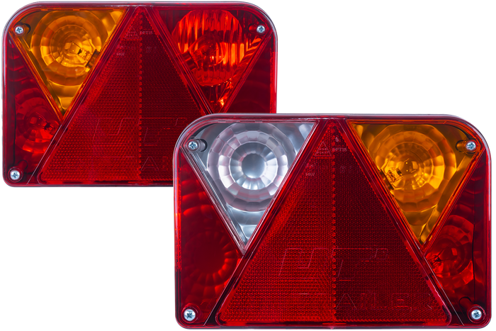 Lámpakészlet: DOBPLAST hátsó lámpák + DOBPLAST LED oldalsó helyzetjelző lámpák + MANTES 5,5 m-es 13 tűs kábelköteg