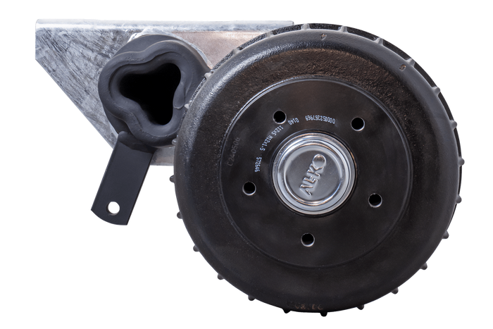 AL-KO EURO fékezett tengely pótkocsihoz/autószállítóhoz 1800kg 1750mm 2250mm 5x112