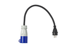 Adapter Schuko csatlakozódugóval és CEE aljzattal 16A 230V ProPlus 373526 kábel 40cm