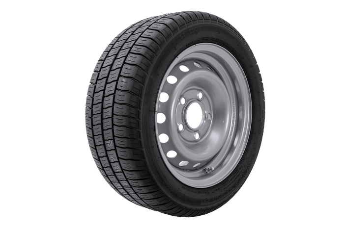 Megerősített utánfutó kerék GUMIABRONCS GT Radial 195/50 R13C 104/101N FELNI KENDA 6Jx13"H2 5x112 ET:30