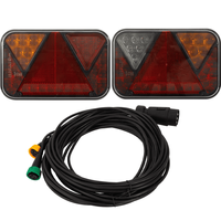 FRISTOM FT-270 LED hátsó lámpák + MANTES 7m-es 7 tűs kábelköteg