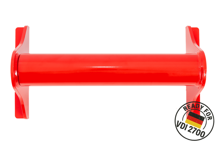 PRAMAR Radstopper VDI 2700 piros univerzális kerékék vontatóhoz