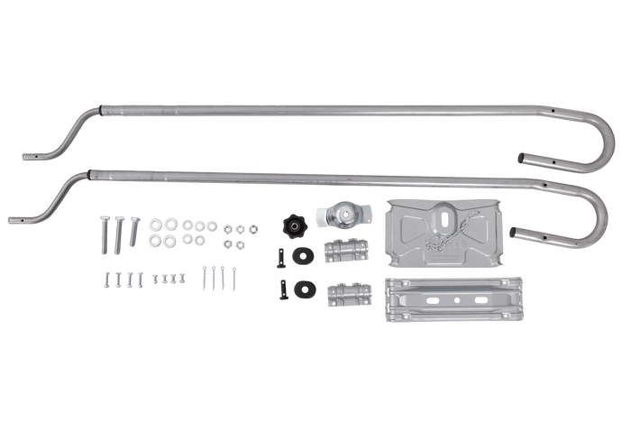 KNOTT pótkeréktartó kerékkonzol lakókocsihoz 1200-1500mm
