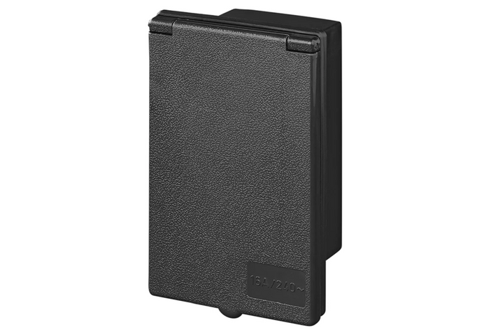 CEE ProPlus 373505BK fali aljzat, külső, 160×100 mm, fekete