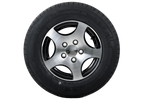 Erősített pótkocsi kerék KENDA GUMIABRONCS 165/80 R13C 96/94N ALU FELNI STARCO polírozott 5Jx13"H2 5x112 ET:30