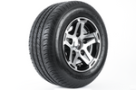 Megerősített pótkocsi kerék LINGLONG GUMIABRONCS 195/55 R10C 98/96N ALU FELNI UNITRAILER 6Jx10" 5x112 ET:-4