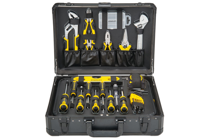 STANLEY STMT98109-1 szervizkészlet, szerszámkoffer, 142 darabos