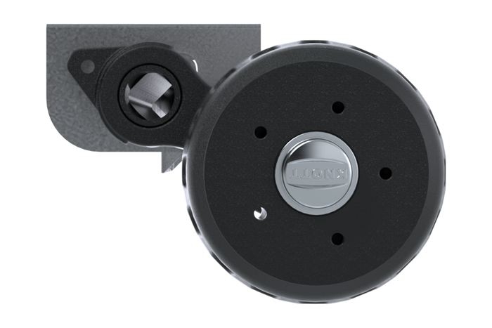 KNOTT VGB13 fékes hajóutánfutó tengely 1350kg 1500mm 2000mm 5x112