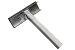 OUTLET UNITRAILER lapos oldaltámasz, 30 cm hosszú, 40 cm magas, hajóutánfutóhoz, SZÜRKE