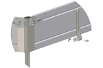 OUTLET BIS alumínium H-300 oldalfalak CARPLATFORM 5121 és UNIPLAT 500/3 pótkocsikhoz