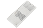 Téglalap alakú, öntapadós reflektor, FEHÉR UNITRAILER, 90x40 mm-es reflektorfény