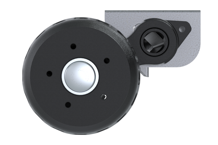 KNOTT VGB13 fékes hajóutánfutó tengely 1350kg 1500mm 2000mm 5x112