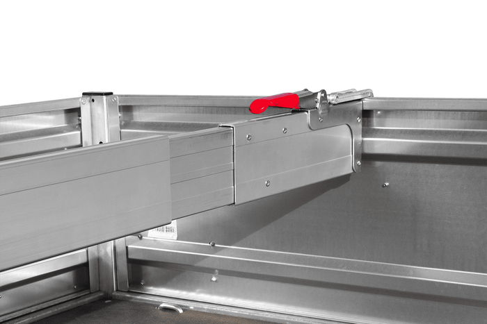 UNITRAILER oldalsó gerenda rakomány rögzítésére 2400-2700 mm