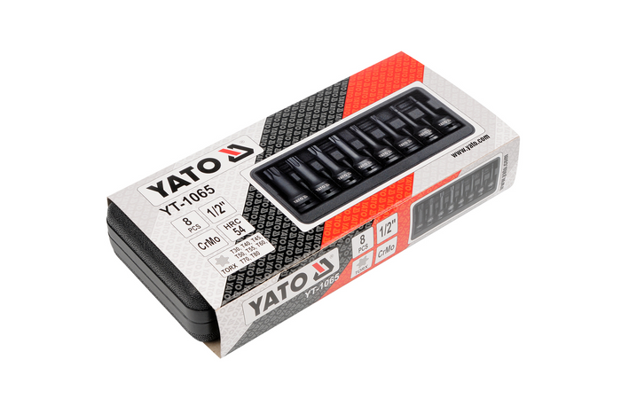 Torx ütvecsavarhúzó YATO YT-1065 1/2" 8 db.