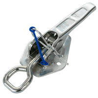 STEELPRESS ZB-15A oldalsó vonóhorog excentrikus pótkocsi oldalsó rögzítéséhez
