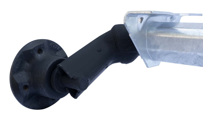 AL-KO OPTIMA fékezetlen pótkocsi tengely 750kg 1240mm 1630mm 4x100