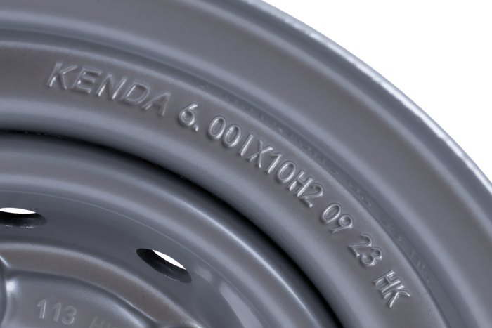 KENDA acél utánfutó felni 6Ix10"H2 5x112 ET:-4
