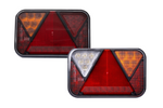 FRISTOM FT-270 hátsó lámpák LED bajonettzárral, 5 tűs, 6 funkciós, bal+jobb