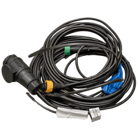 MANTES elektromos szerelési kábelköteg pótkocsihoz 5,2 m 13 tűs csatlakozó 2x5 tűs bajonettzárral