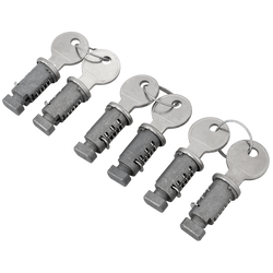 Atera zár- és kulcskészlet (6 db + 2 kulcs) 083011