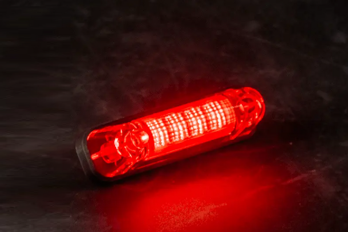 FRISTOM FT-081 LED-es helyzetjelző lámpa, piros, univerzális