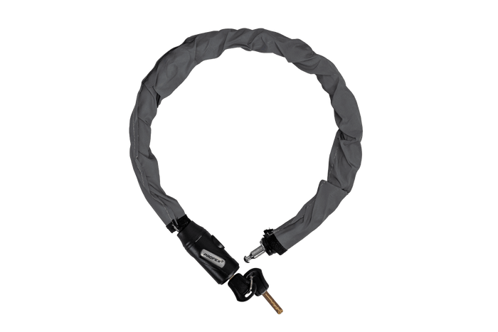 PROFEX Reflex acél páncélzatú kerékpárzár, 70 cm hosszú