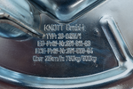 Fékkészlet horgonytárcsával KNOTT 24489.69K fék 200x50 bal